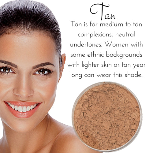 Tan - Full Coverage Matte Loose Mineral Foundation - Ready to Label
