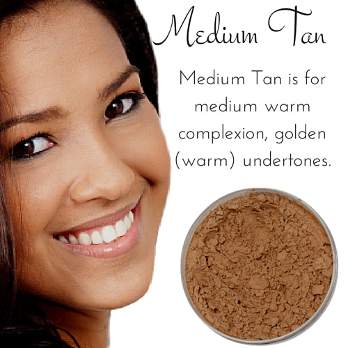 Medium Tan - Full Coverage Matte Loose Mineral Foundation - Ready to Label