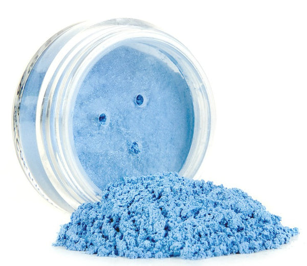 Pearl Blue - Satin Mineral Loose Eye Shadow Color - Ready for Label