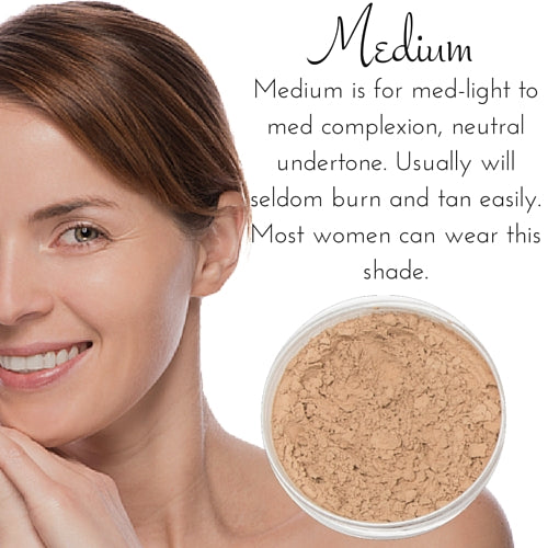 Medium - Full Coverage Matte Loose Mineral Foundation - Ready to Label