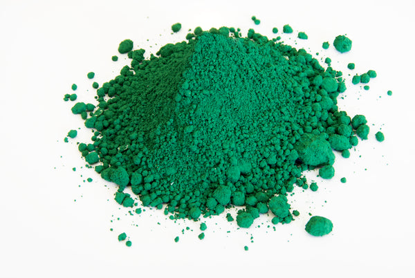 Hydrated Chromium Oxide Green (Teal Green) - Mineral Makeup Ingredient