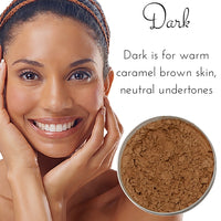 Dark - Full Coverage Matte Loose Mineral Foundation - Ready to Label